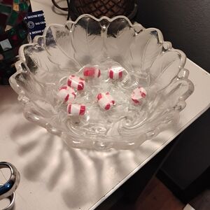 Clear Glass Decorative Bowl